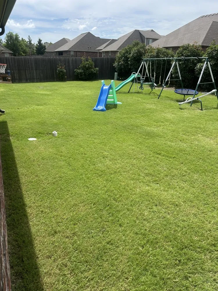 Professional outdoor landscaping in Bixby, OK by Fresh Cuts Lawn Care Service