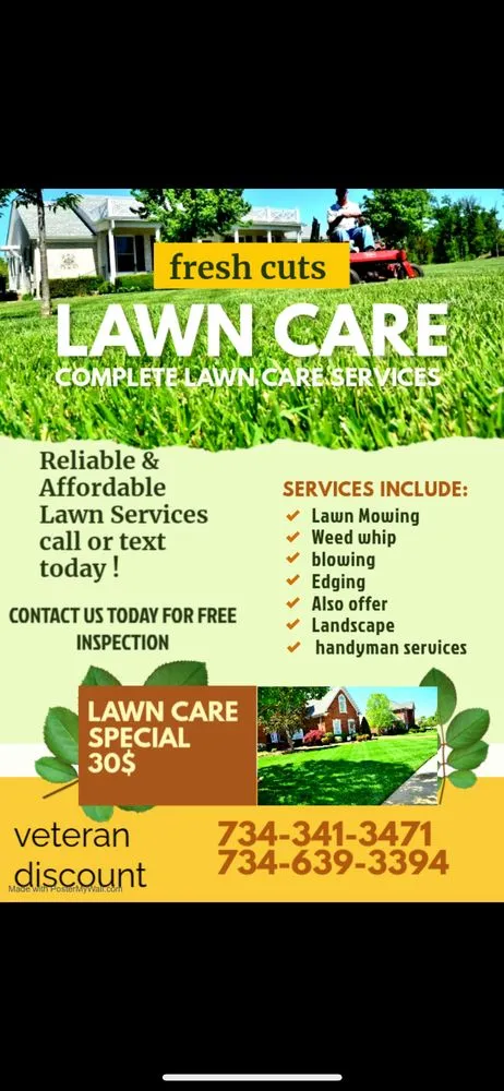 Professional yard maintenance in Taylor, MI - Fresh Cuts Lawn Service