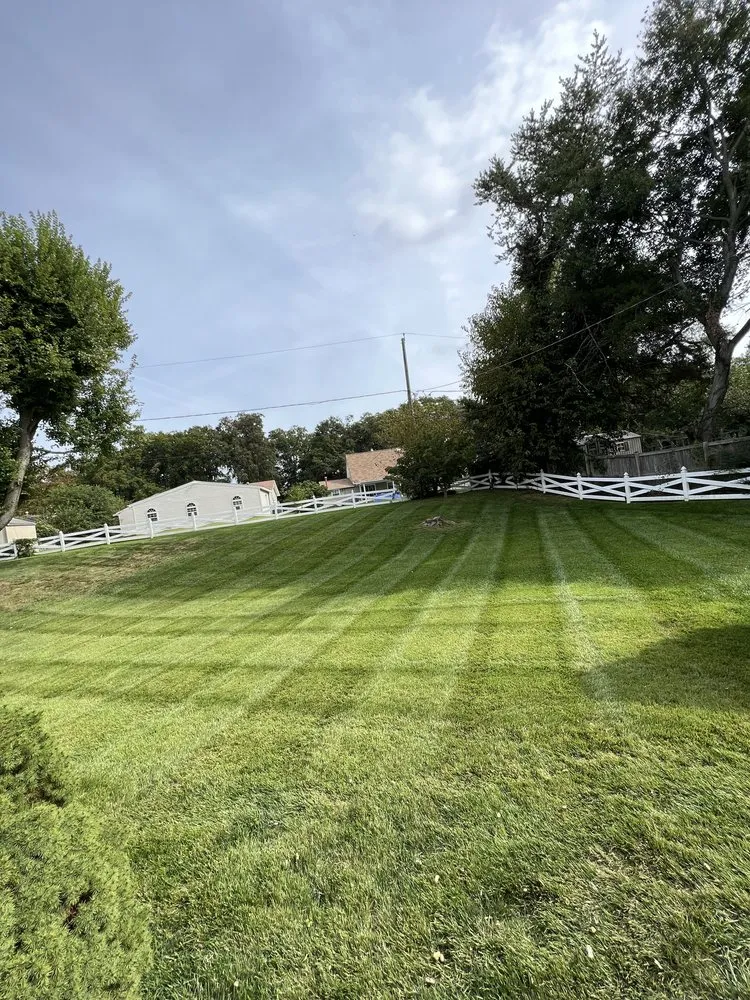 Affordable landscape installation with custom design in Gambrills, MD by Fresh Cutts