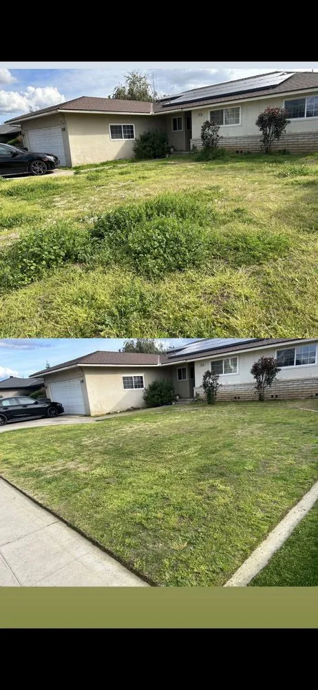 Local lawn mowing service with custom design in Fresno, CA by Fresh Cutz Lawncare
