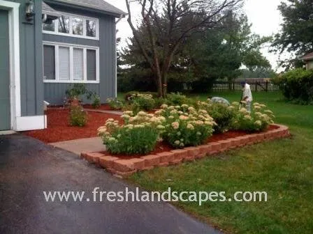 Top-rated garden landscaping with custom design across Naperville, IL - Fresh Landscapes and Construction