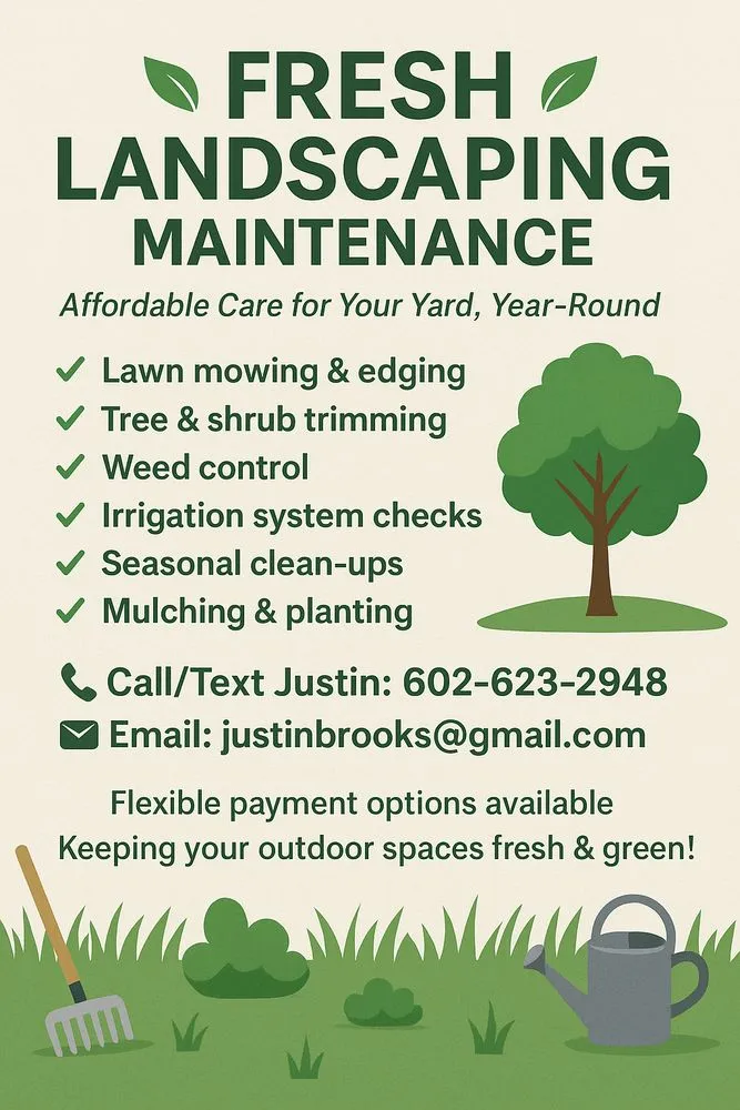 Affordable lawn mowing service in Alamogordo, NM - Fresh Landscaping Maintenance