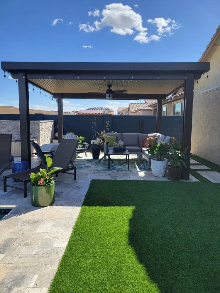 Expert landscape installation for beautiful yards in Queen Creek, AZ by Fresh Look Landscaping