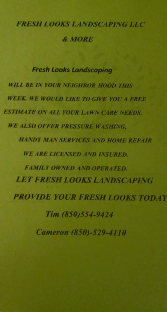 Trusted landscape installation for residential properties in Milton, FL by Fresh Looks Landscaping