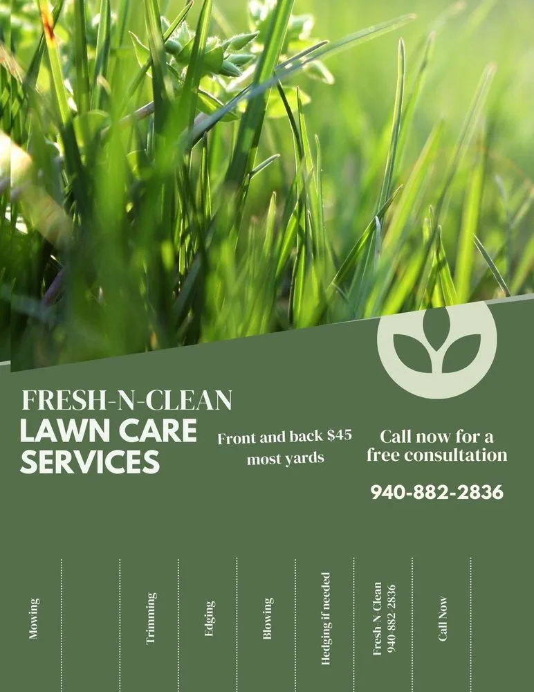 Affordable landscaping services in Wichita Falls, TX by Fresh-N-Clean Lawn Service