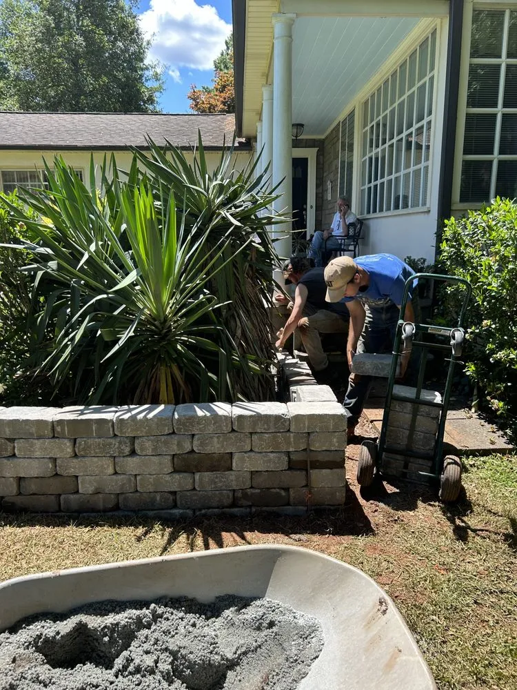 Custom landscape installation in Pickens, SC by Fresh Start Landscape