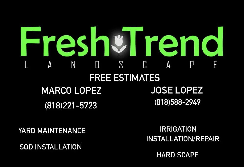 Trusted lawn care service in Littlerock, CA by Fresh Trend Landscape