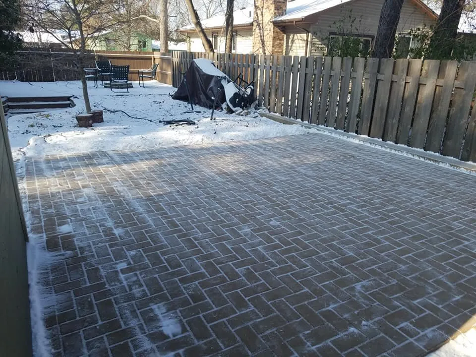 Custom yard cleanup service for year-round maintenance in Blaine, MN by Fresh Vision Landscape