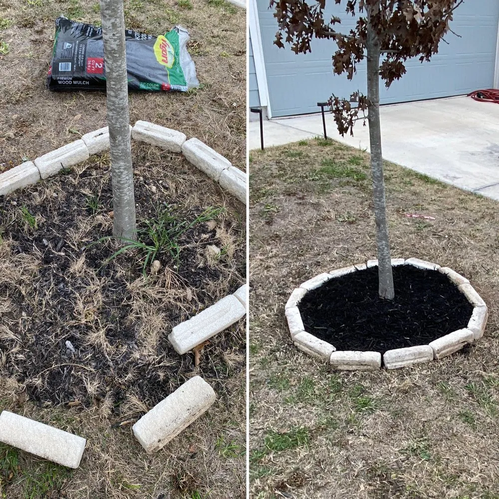 Custom landscaping services for homes in New Braunfels, TX by Freshcut Lawn & Tree