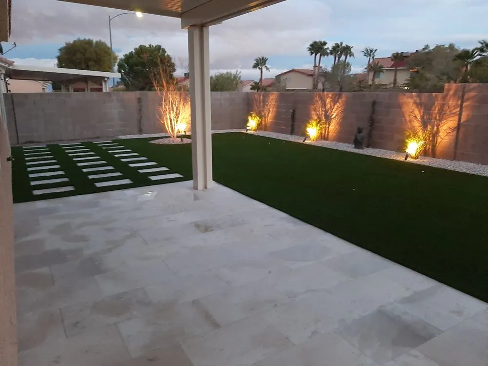Custom lawn care service for beautiful yards in Las Vegas, NV by FreshStart Landscaping