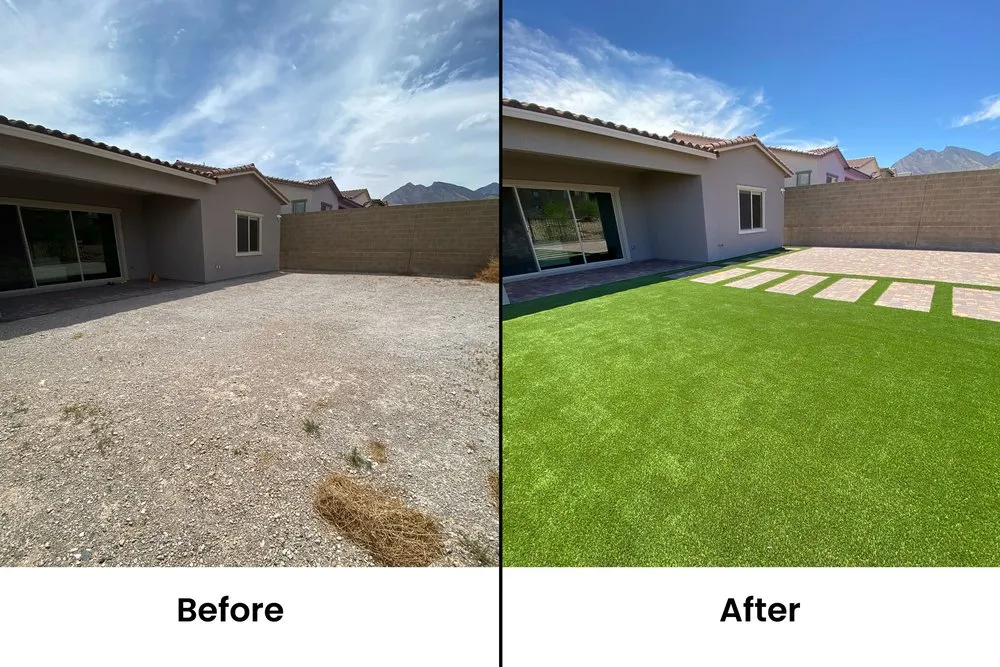 Trusted yard cleanup service with custom design across Las Vegas, NV - FreshStart Landscaping