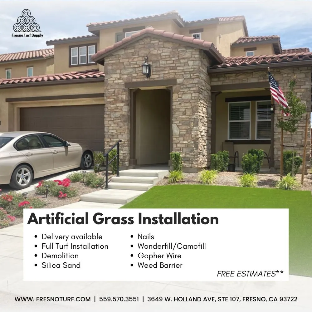 Affordable garden landscaping for beautiful yards in Fresno, CA by Fresno Turf Supply