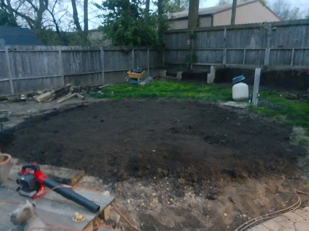 Professional landscape installation in Indianapolis, IN by Friendly Brinleys Landscaping