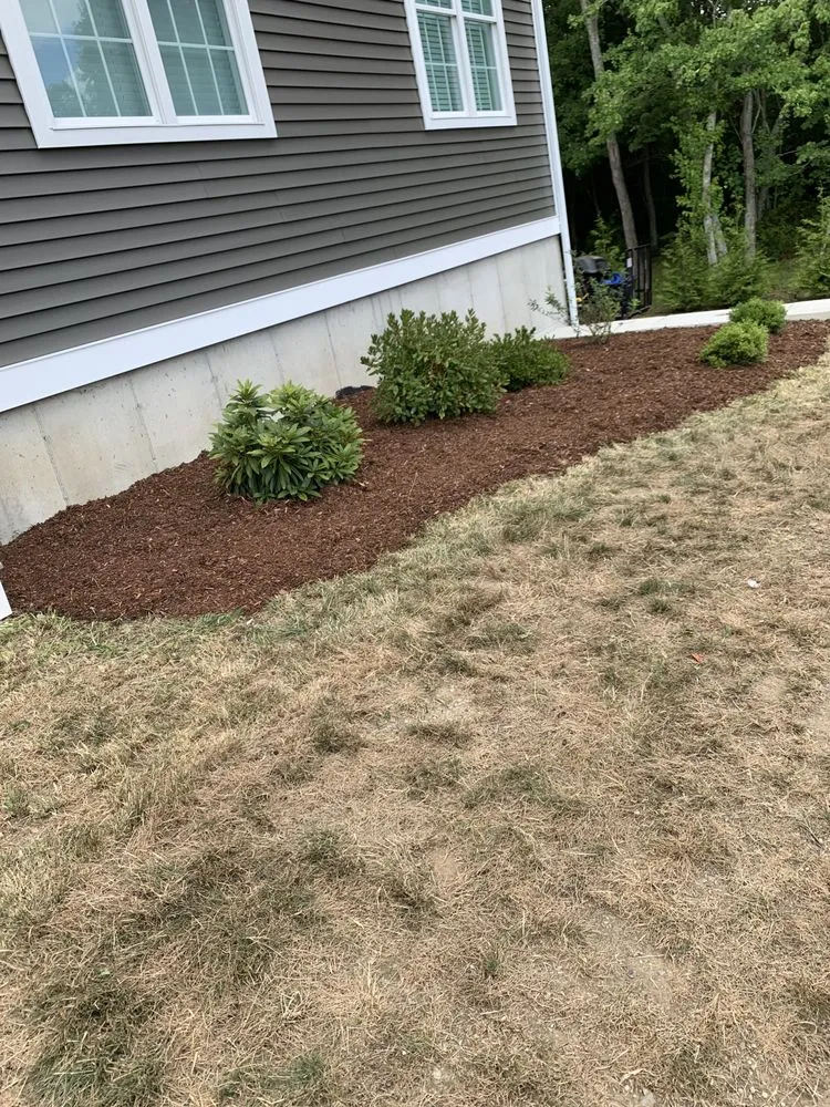 Professional landscape installation in Taunton, MA by Friendly Landscaping