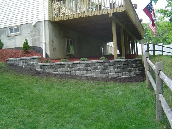 Custom landscape design in Peekskill, NY by Friendly Lawn Care