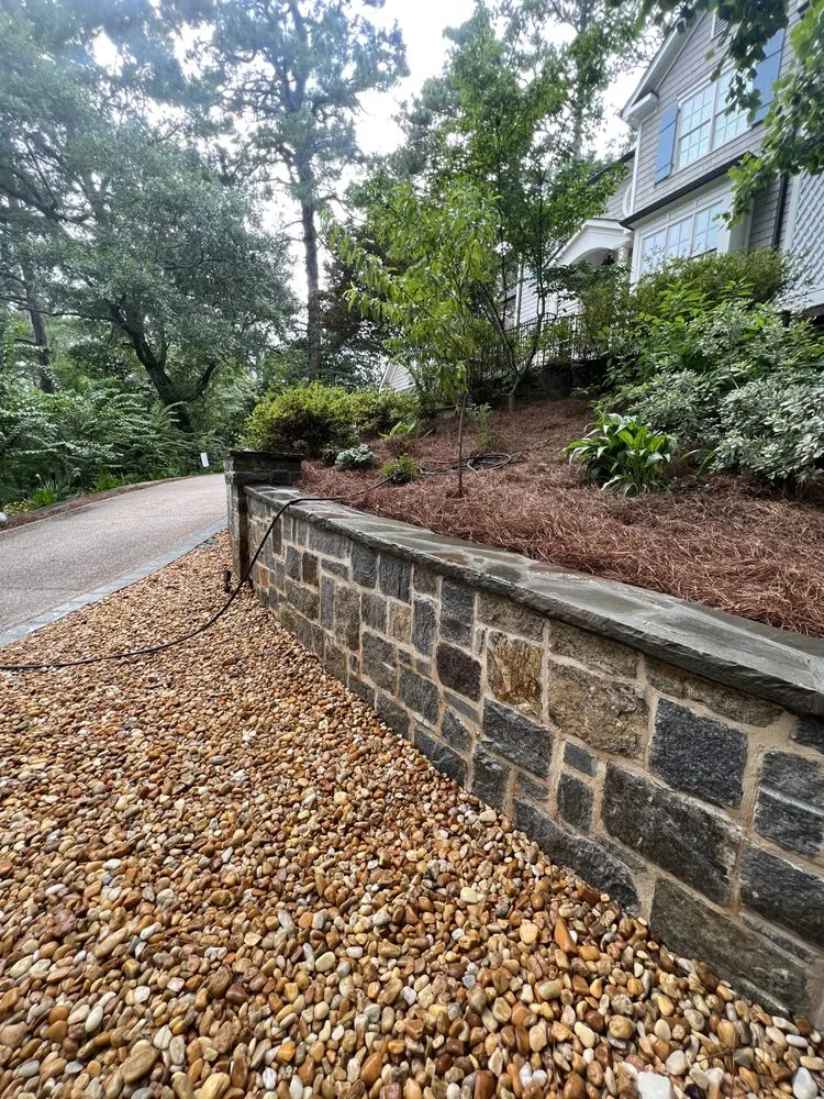 Custom residential landscaping with custom design across Atlanta, GA - Friendly Robles