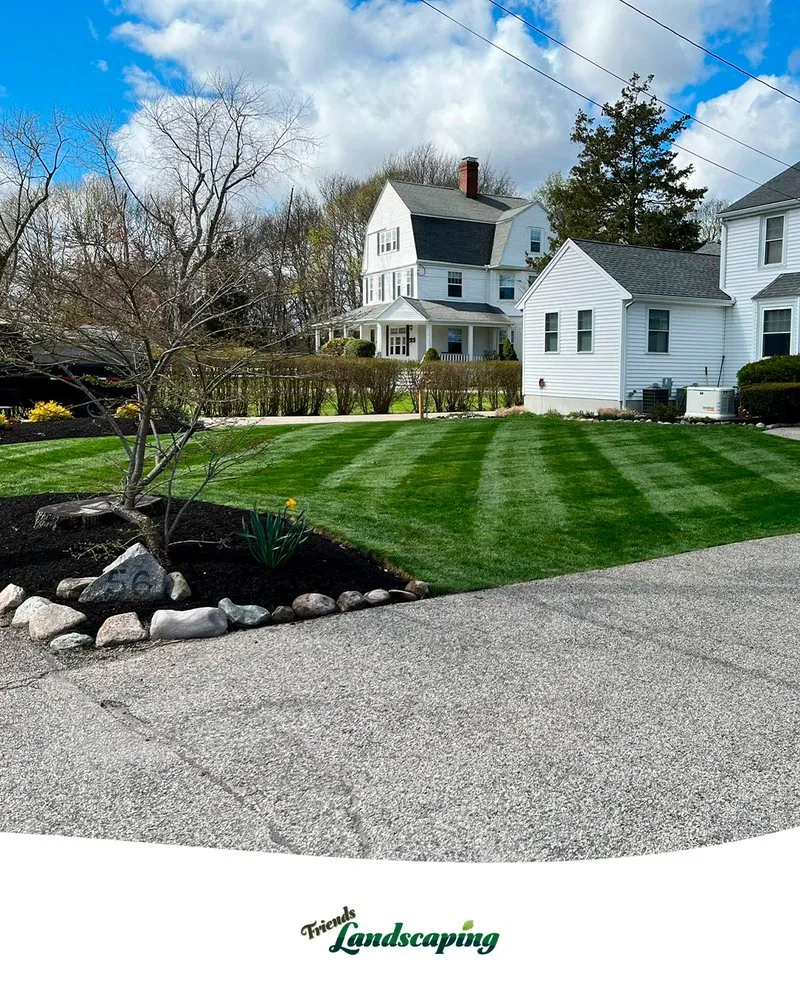 Expert outdoor landscaping in Abington, MA by Friends Landscaping
