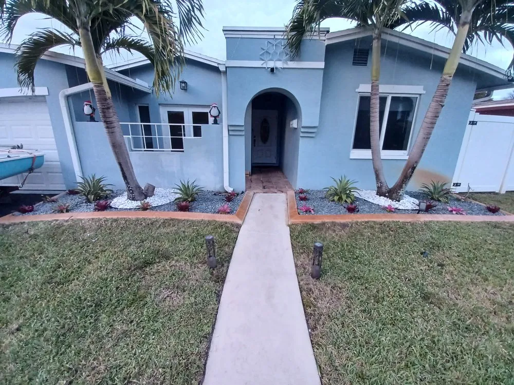 Expert landscaping services with custom design in Miami, FL by Friends Lawn Service