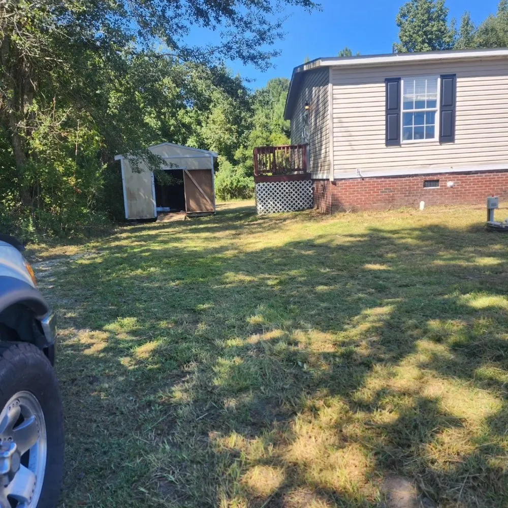 Local landscape installation in Burgaw, NC by Friends Lopez Landscaping