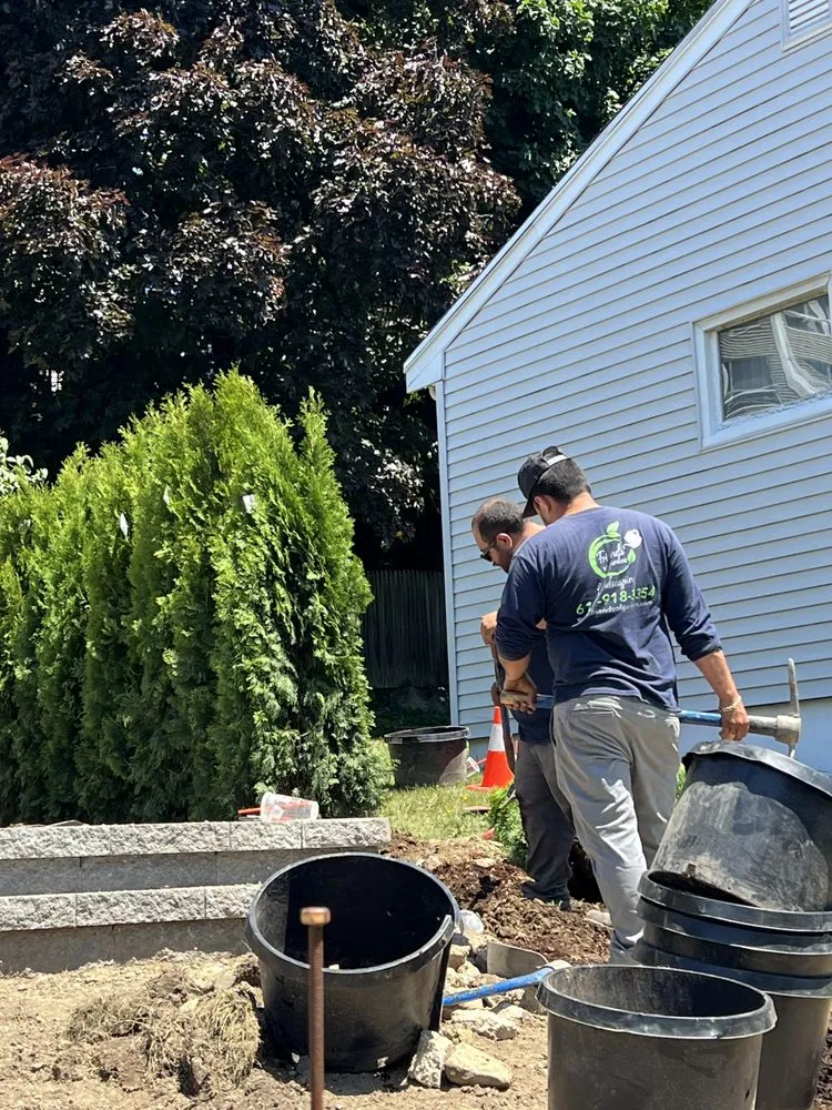 Professional residential landscaping with custom design across Revere, MA - Friends of Gardens Landscaping