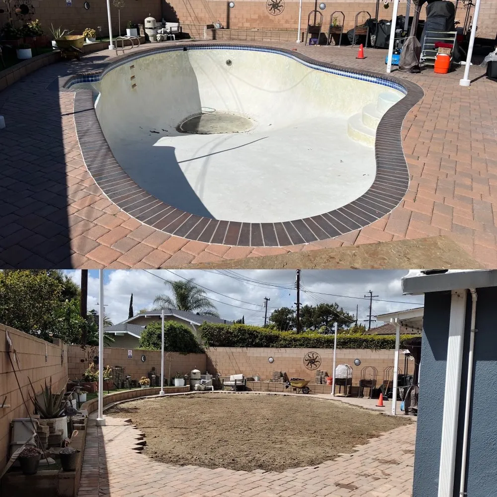 Professional landscaping services for homes in Villa Park, CA by Frisch & Sons Pool Demolition