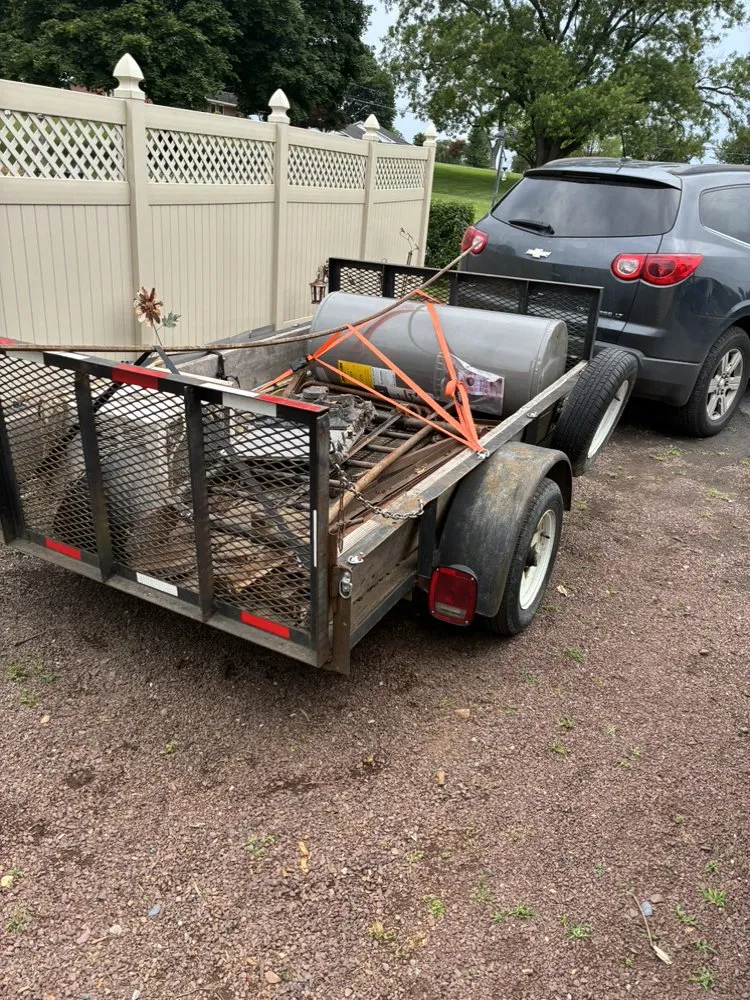 Custom residential landscaping for year-round maintenance in Allentown, PA by Fritz Do It All Junk Removal and General Services