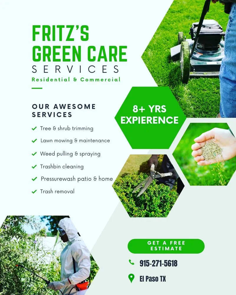 Trusted yard cleanup service for outdoor upgrades across El Paso, TX - Fritz Green Care
