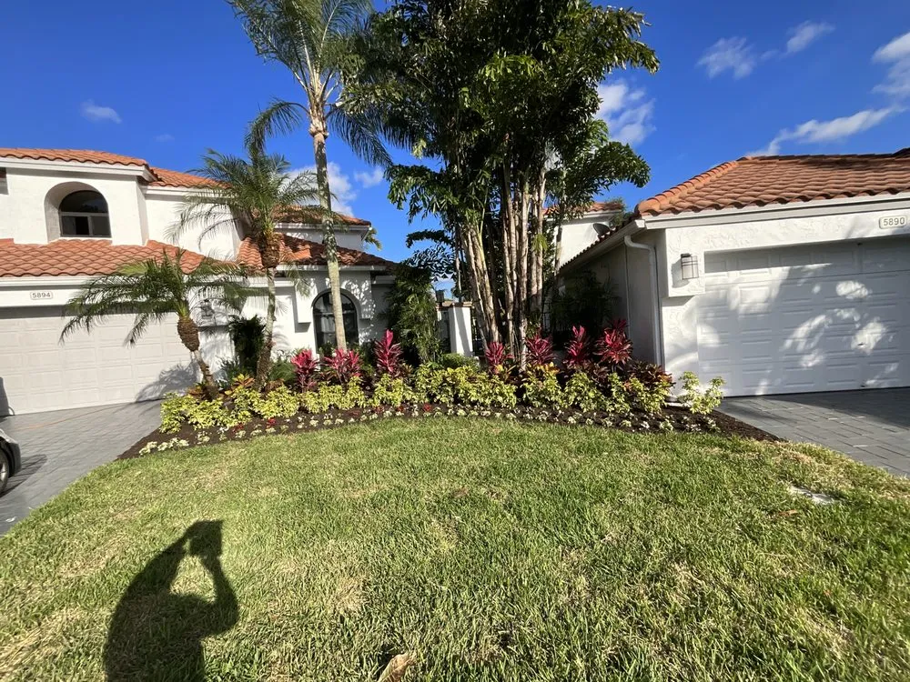 Professional lawn care service for outdoor upgrades in Boca Raton, FL by Fritz Landscaping