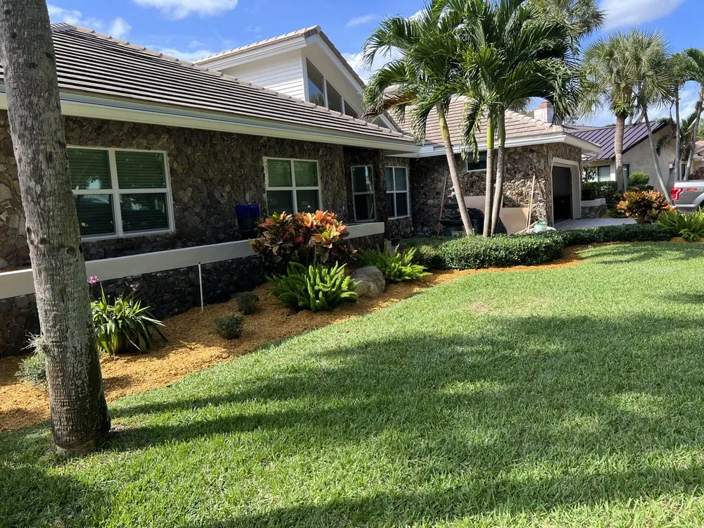 Reliable landscape installation in Boca Raton, FL by Fritz Landscaping