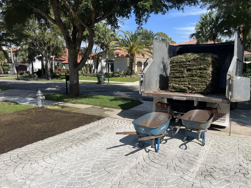 Professional outdoor landscaping in Boca Raton, FL by Fritz Landscaping
