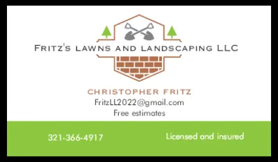 Local landscape design for homes in Melbourne, FL by Fritz's Lawns and Landscaping