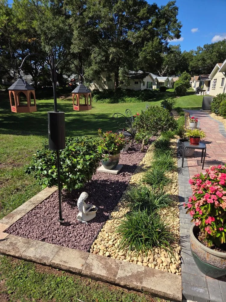 Professional landscaping services for outdoor upgrades across Ocala, FL - Frog Town Lawn Care and Handyman Services