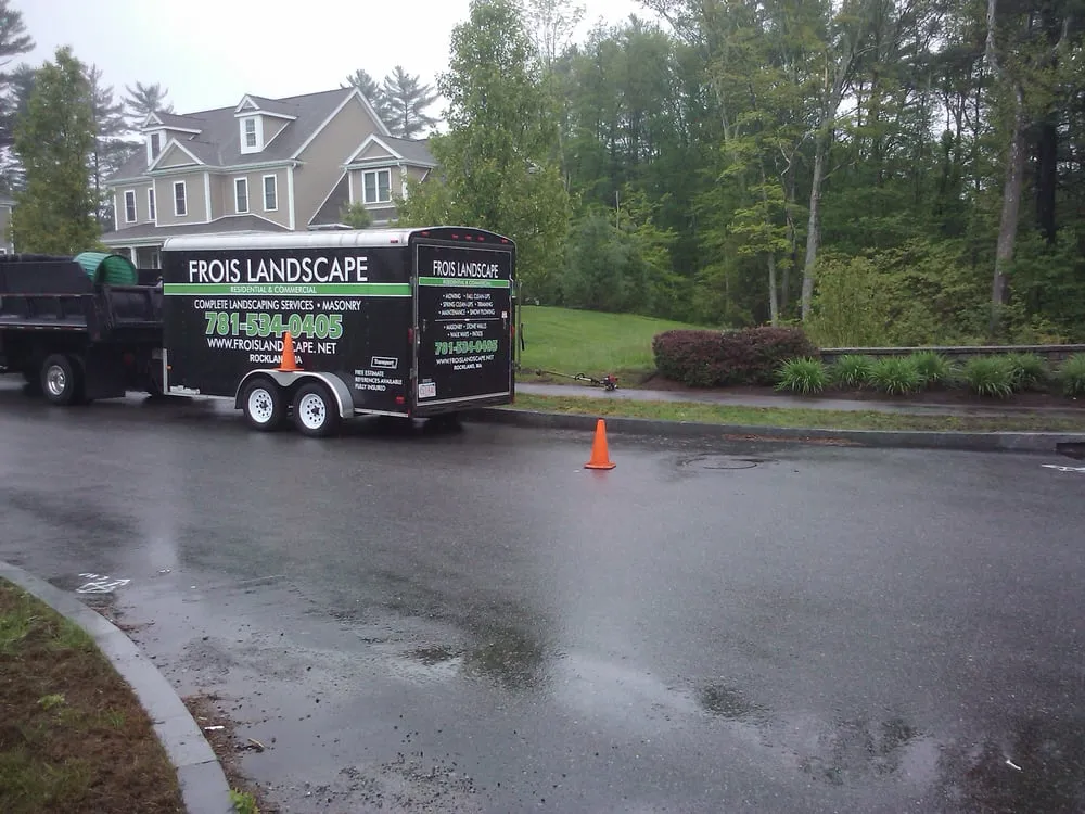 Local outdoor landscaping for homes in Rockland, MA by Frois Landscape