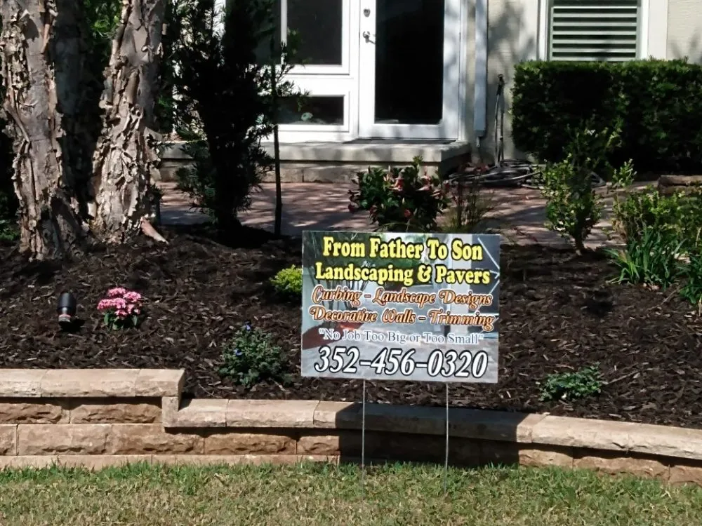 Professional landscape design in Summerfield, FL - From Father To Son Landscaping & Pavers