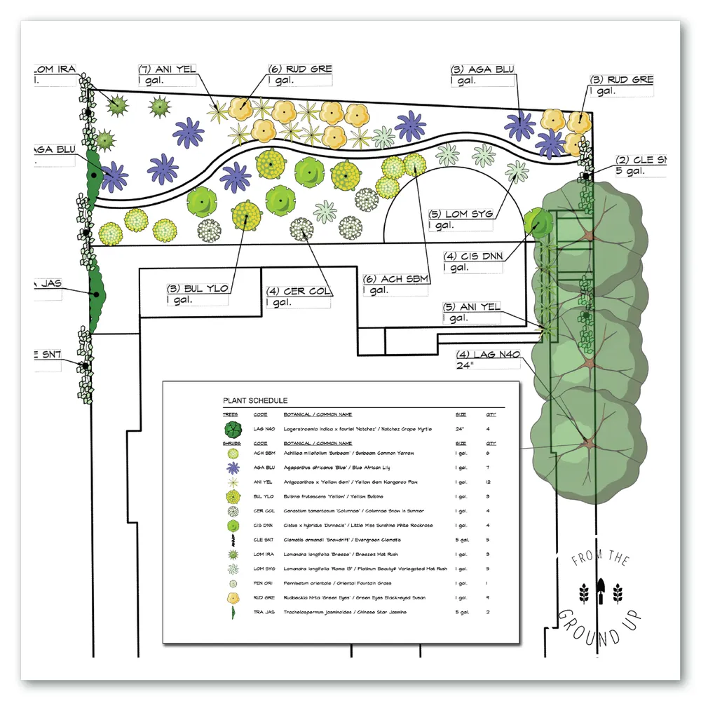 Custom yard maintenance in Sonoma, CA by From the Ground Up Design