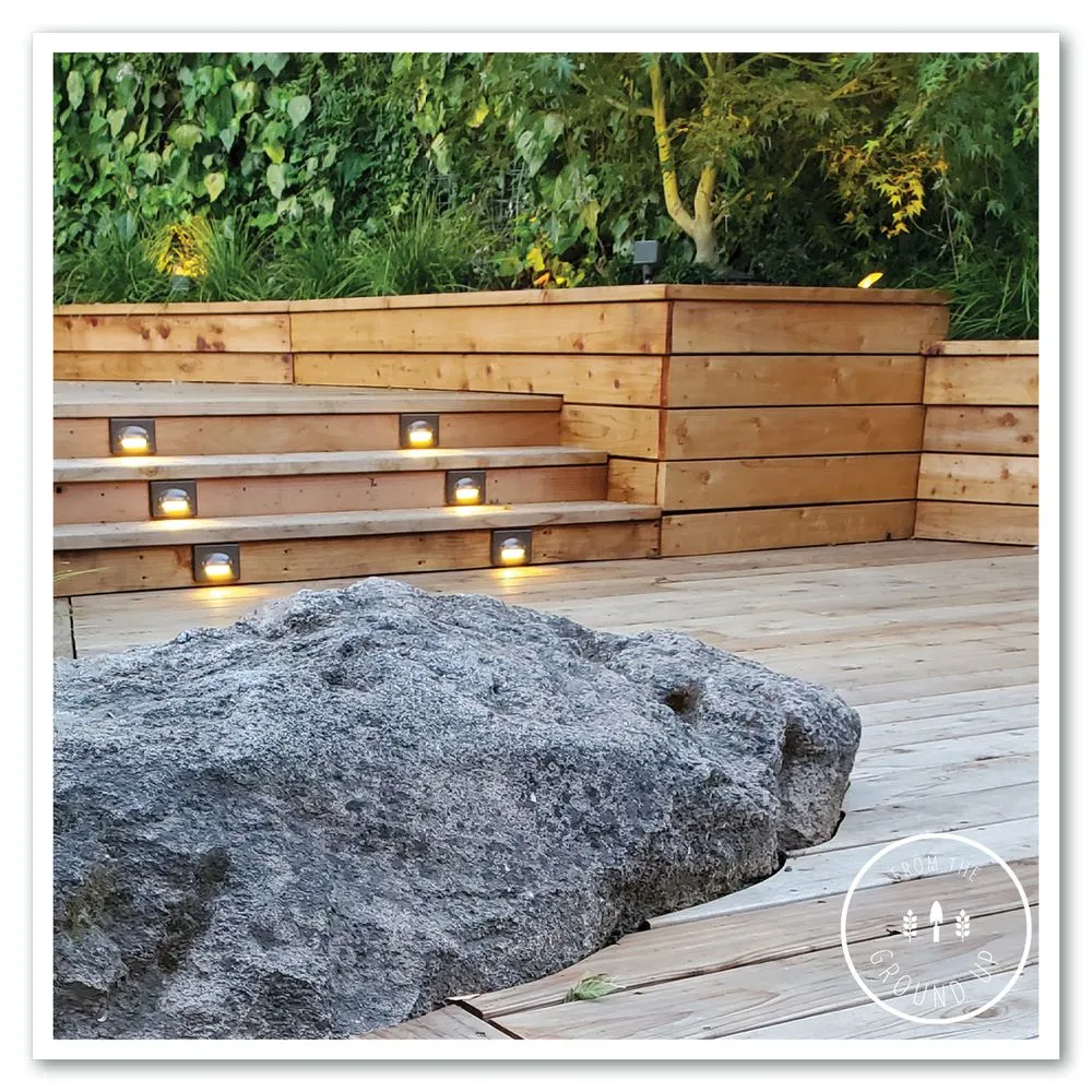 Custom garden landscaping for outdoor upgrades across Sonoma, CA - From the Ground Up Design