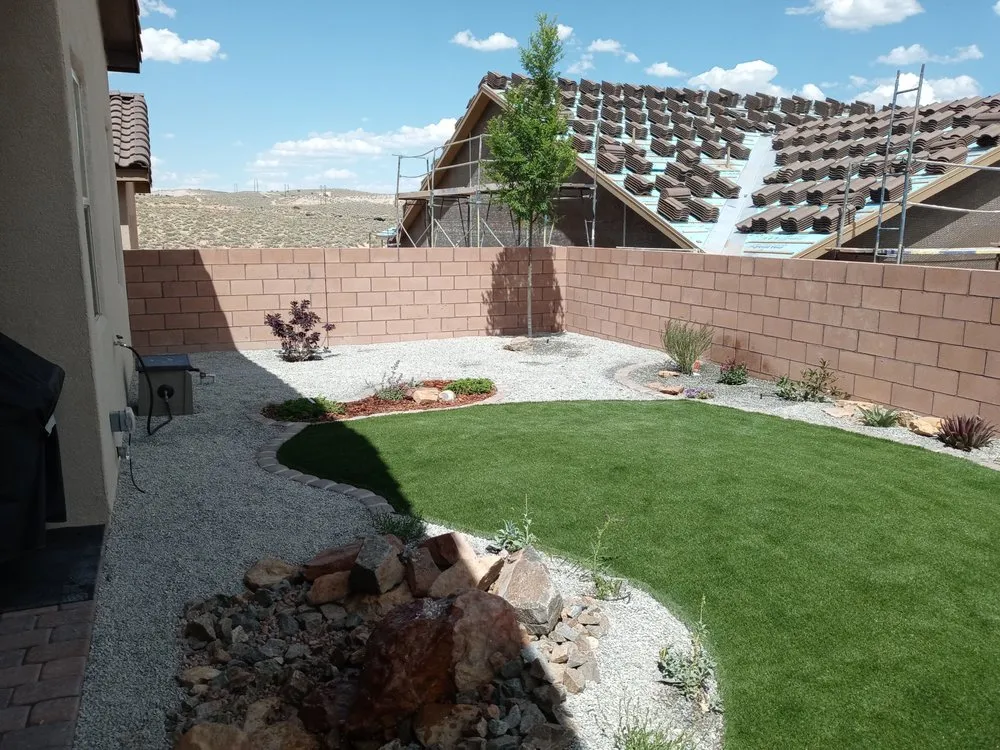 Affordable lawn mowing service near you across Rio Rancho, NM - From the Ground Up Landscape Construction & Design