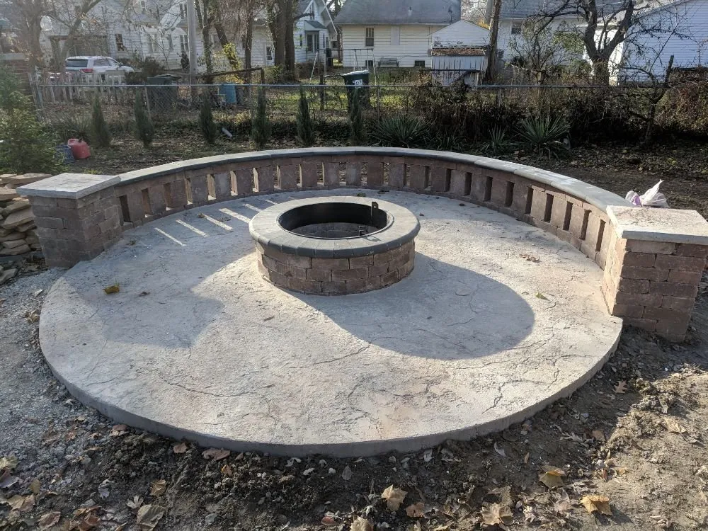 Custom landscape installation for beautiful yards in Decatur, IL by From the Ground Up Landscapes