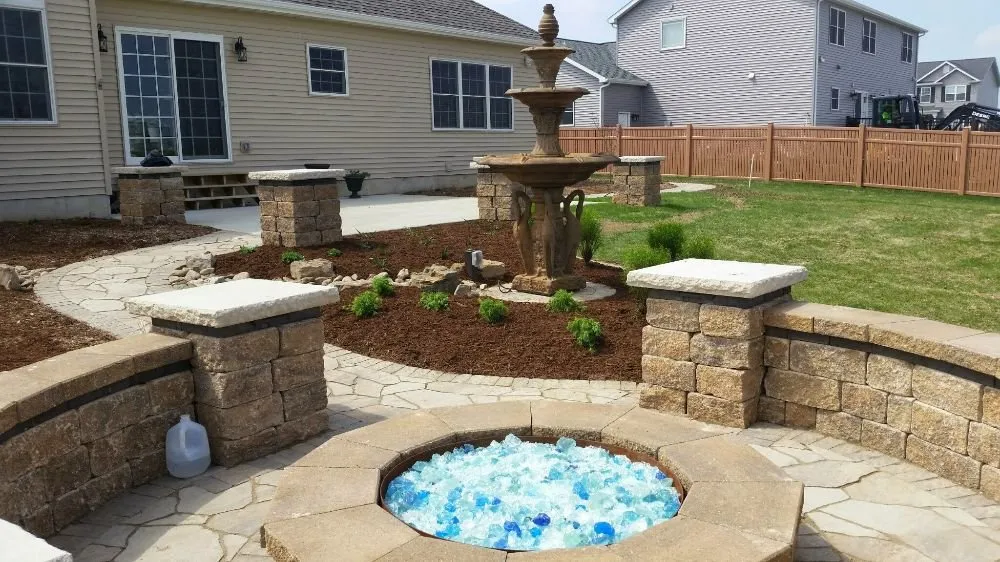 Custom outdoor landscaping for outdoor upgrades in Decatur, IL by From the Ground Up Landscapes