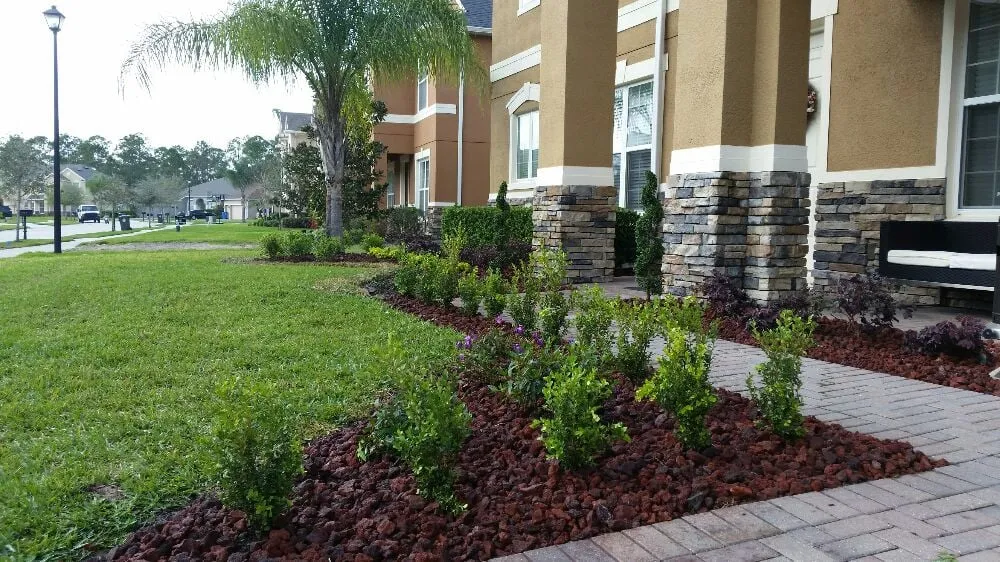 Professional landscape installation in Oviedo, FL - From The Ground Up Landscaping