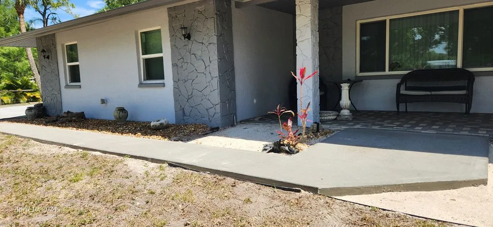 Custom landscaping services for residential properties in Palm Bay, FL by From the Ground Up of Florida