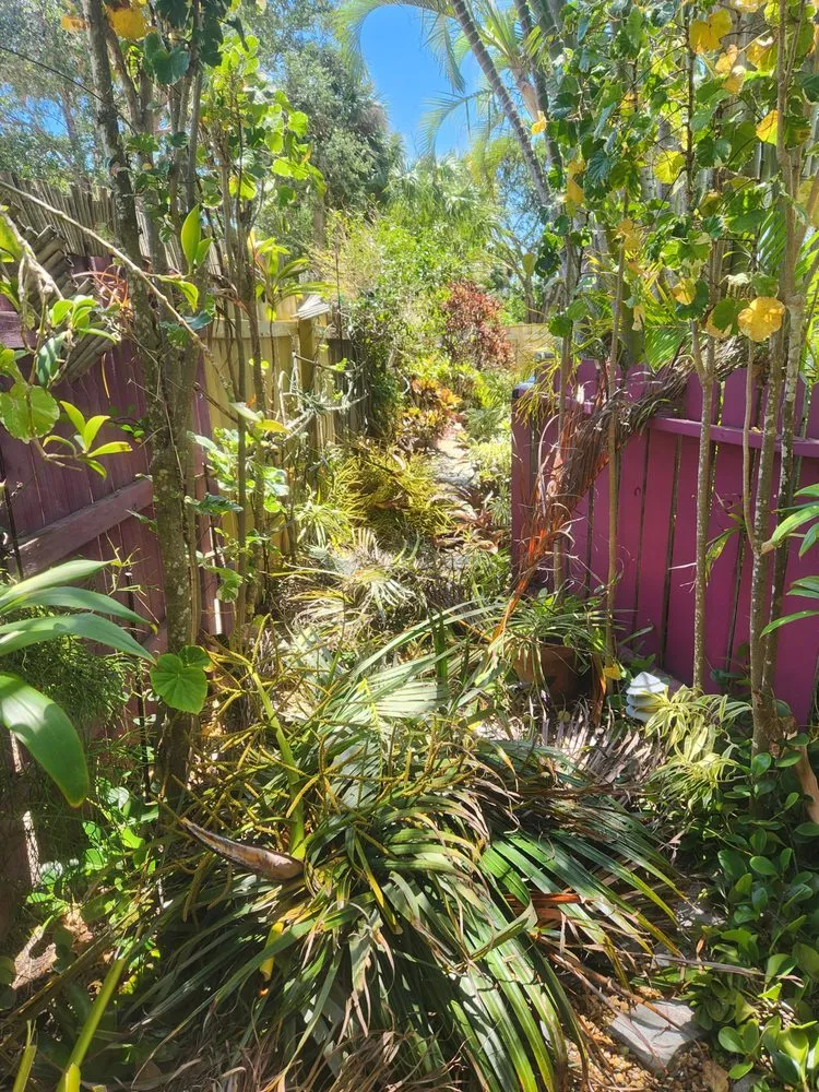 Custom garden landscaping for residential properties across Palm Bay, FL - From the Ground Up of Florida