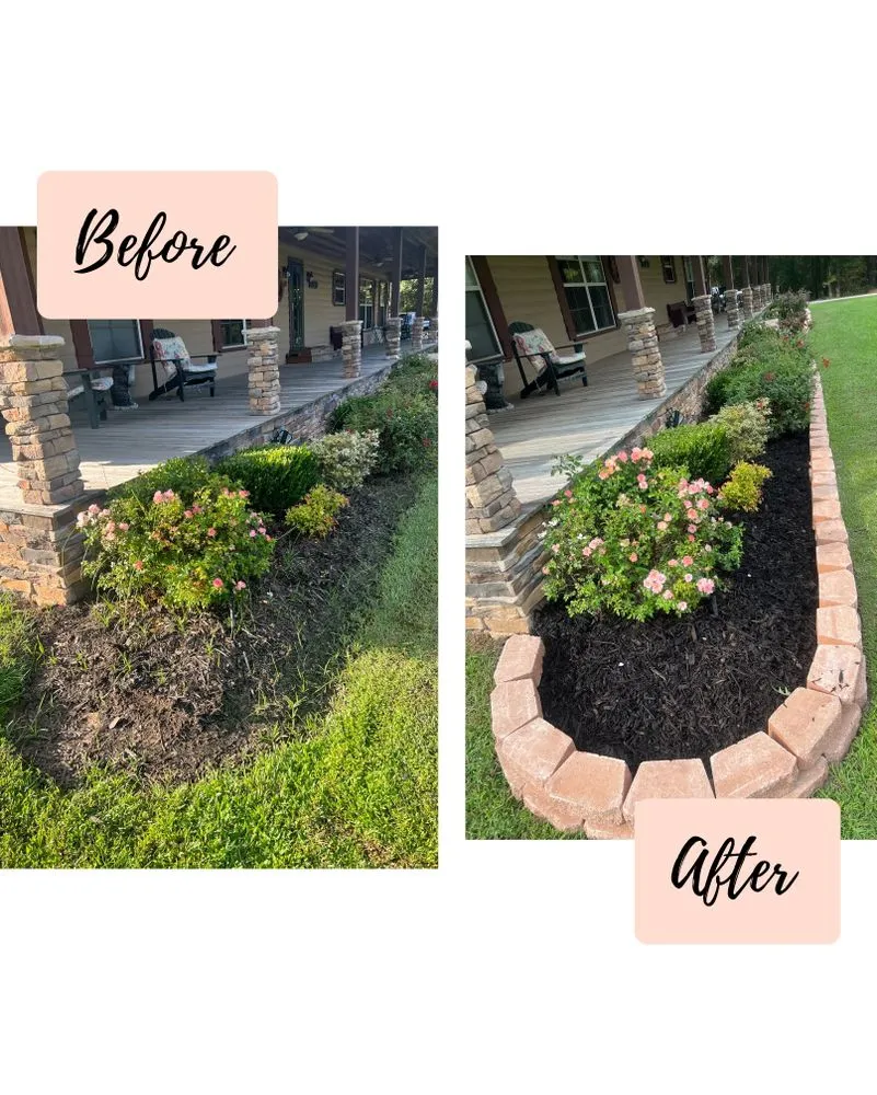 Affordable garden landscaping for residential properties in Bossier City, LA by Front Porch and Garden