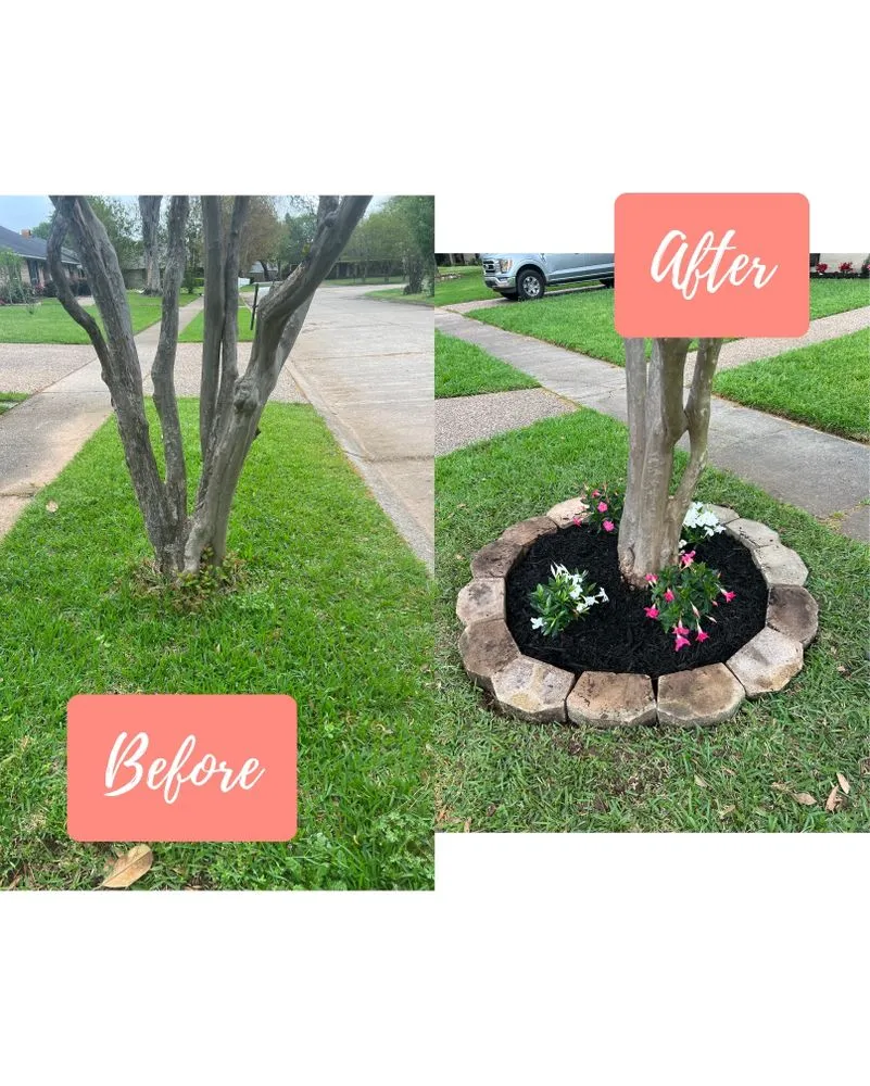 Local lawn mowing service in Bossier City, LA by Front Porch and Garden