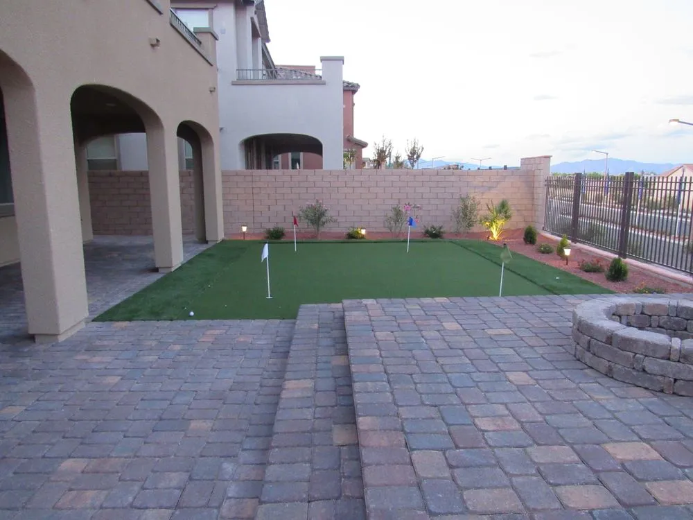 Trusted yard maintenance with custom design across Las Vegas, NV - Frontier Landscaping