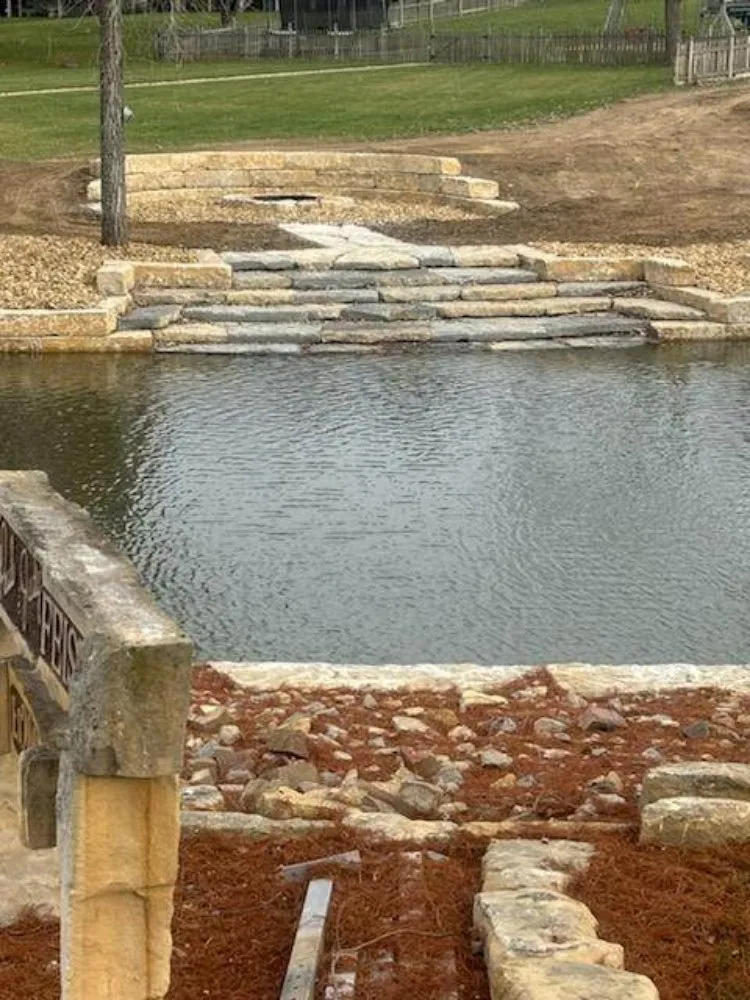 Custom outdoor landscaping for outdoor upgrades in Alma, KS by Frontier Native Stone