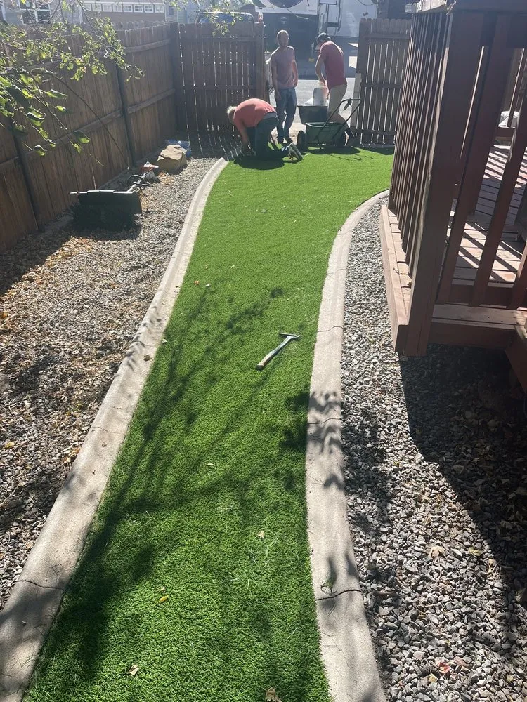 Professional landscape installation in Henderson, CO - Frontier Turf