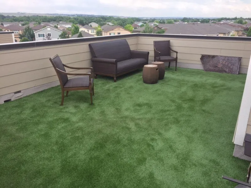 Professional yard maintenance in Henderson, CO by Frontier Turf