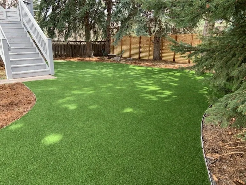 Custom garden landscaping with custom design across Henderson, CO - Frontier Turf