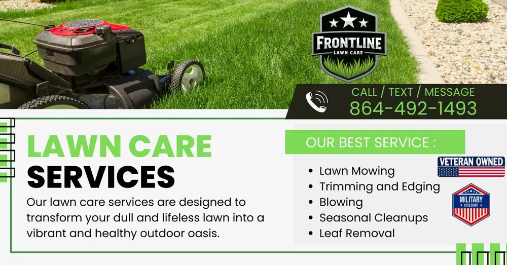 Top-rated outdoor landscaping experts serving Boiling Springs, SC - Frontline Lawn Care